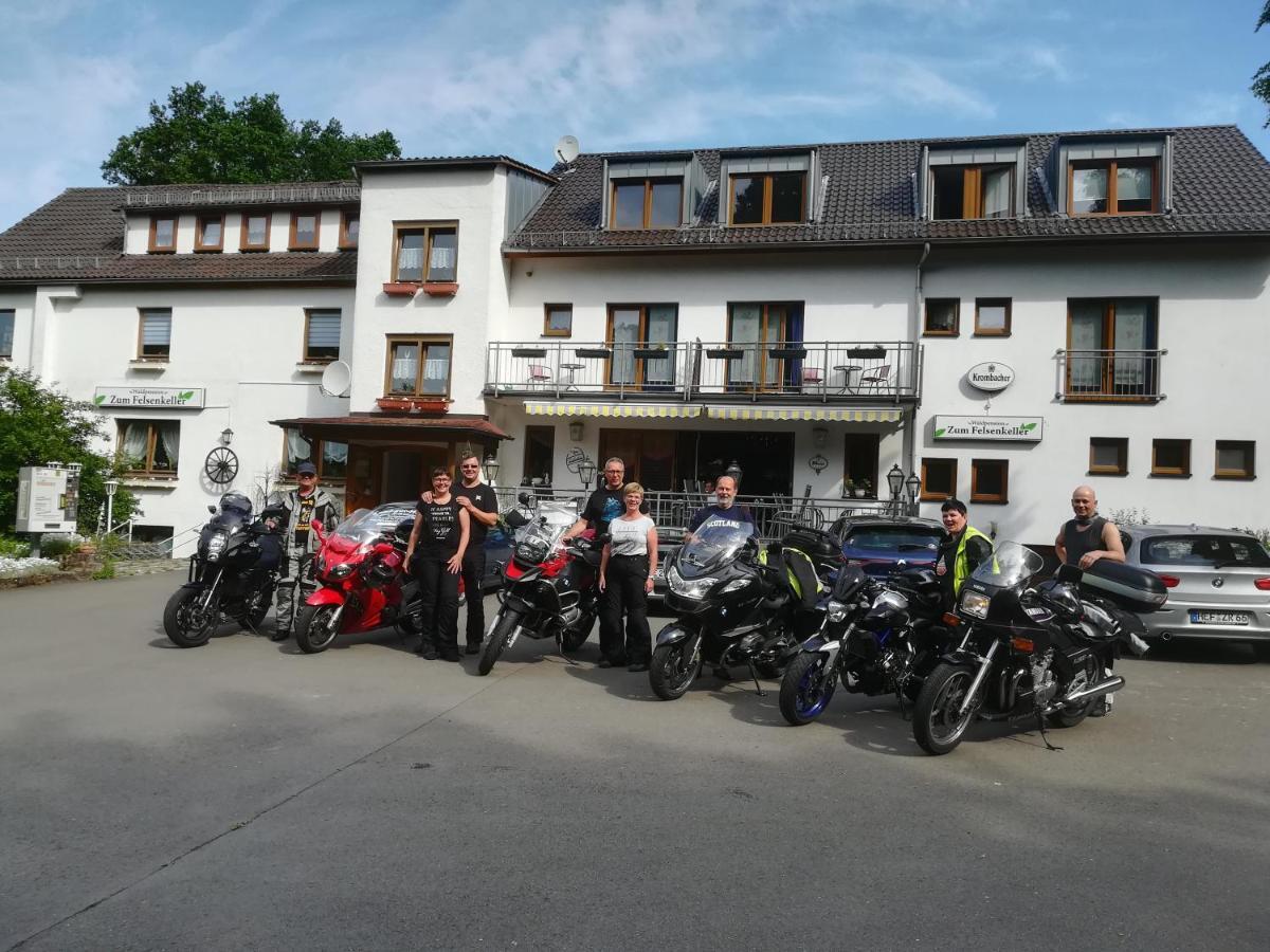 Waldpension Zum Felsenkeller Lichtenfels-Sachsenberg Ngoại thất bức ảnh